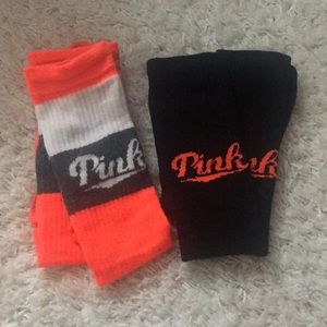 Victoria Secret Pink set of two knee socks !!!